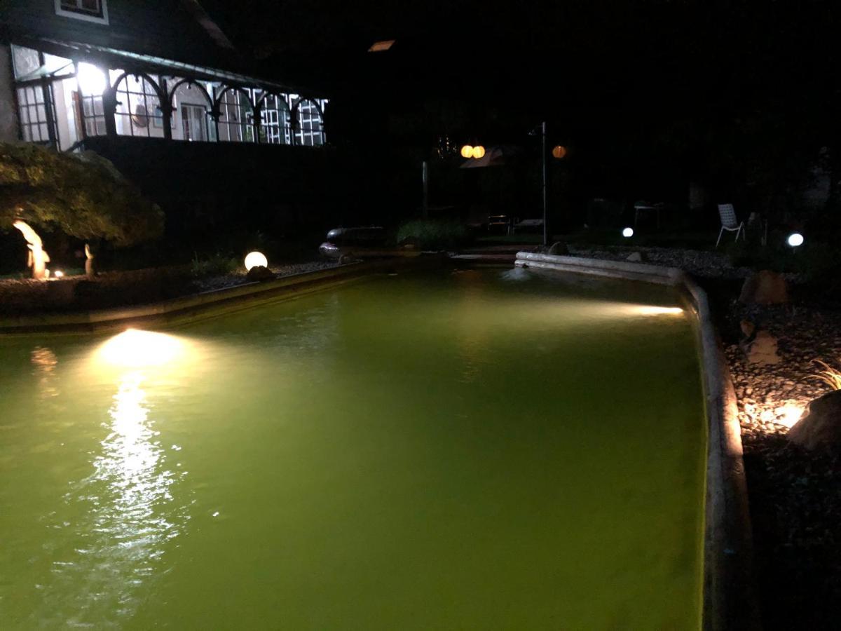 Haus Mit Sauna Und Privatem Badeteich In Anif Bei Salzburg Exteriér fotografie