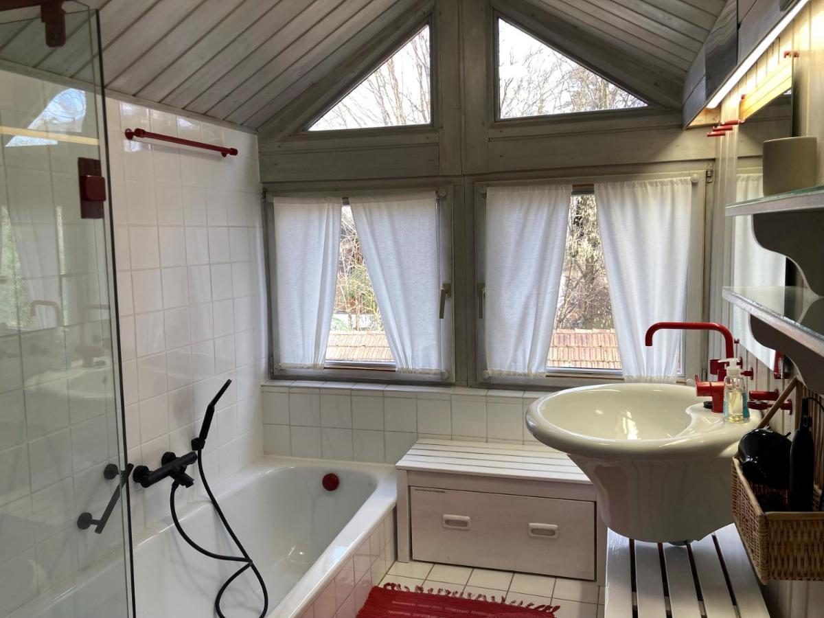 Haus Mit Sauna Und Privatem Badeteich In Anif Bei Salzburg Exteriér fotografie