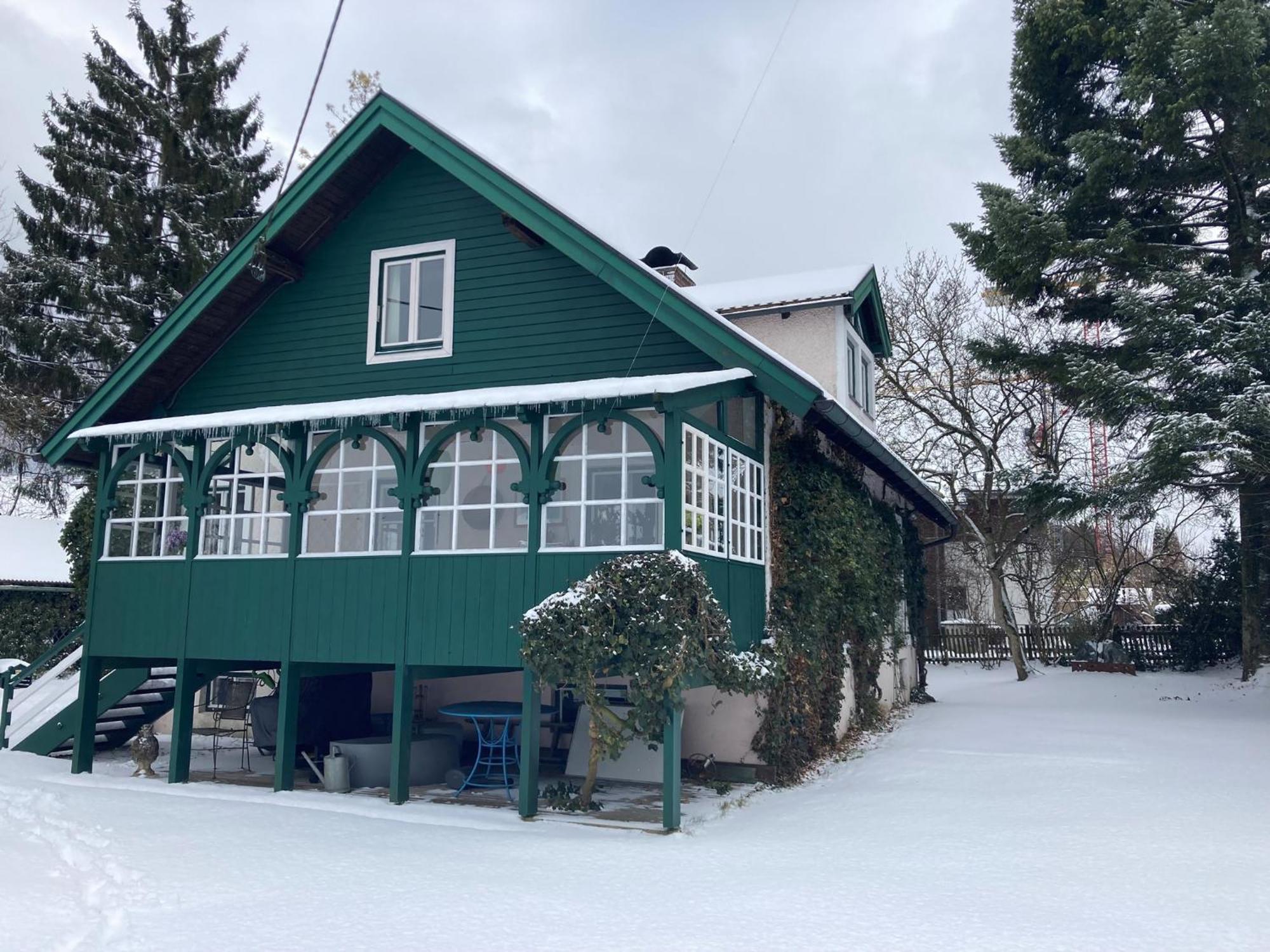Haus Mit Sauna Und Privatem Badeteich In Anif Bei Salzburg Exteriér fotografie
